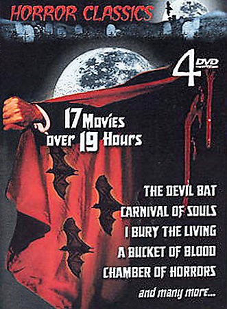 Horror Classics   4 Pack DVD, 2003, 4 Disc Set