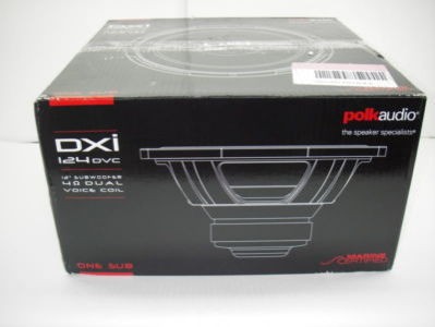 Polk Audio DXi124 DVC 1 Way 12 Car Subwoofer