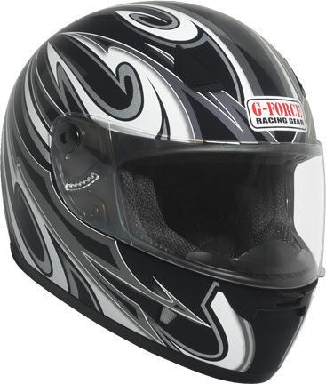   Gear Z2 Model Full Face Motorcycle DOT Rated Helmet with Graphics