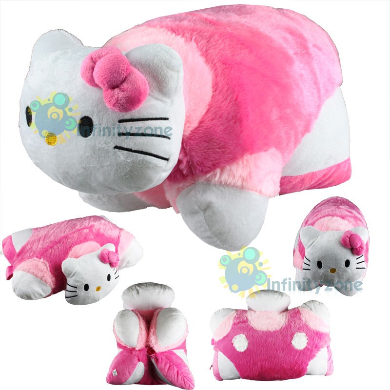 NEW Hello Kitty Transforming Pet Car Sofa Pillow Cushion Soft Plush 