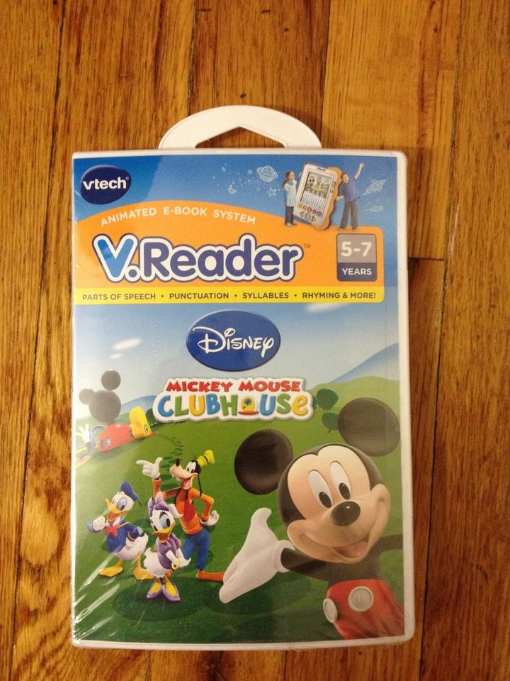    VTech V.Reader MICKEY MOUSE CLUBHOUSE Learning System. Retail Box