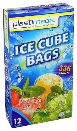 ICE CUBE BAGS MAKES 336 CUBES =NEW & =