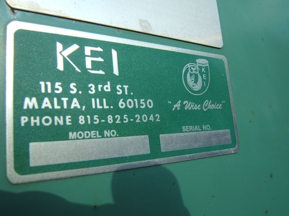 KEI Downdraft Smoke / Fume Collector   4 Foot x 31 Inch Table 
