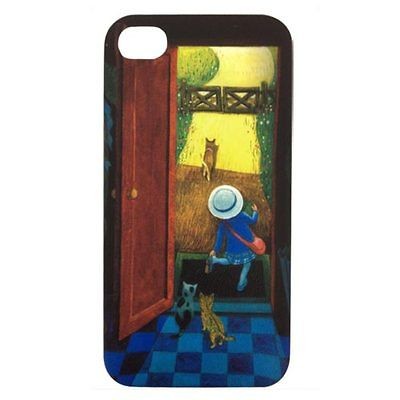Skque Jimmy Series Carton Hard Back Case for Apple iPhone 4S Girl Cats 
