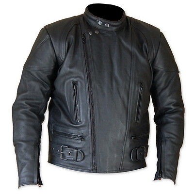   cruiser choper Harley Davidson style leather motorcycle jacket en cuir