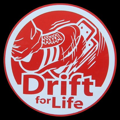 DRIFT FOR LIFE JDM decals stickers emblem drag racing car tune up part 