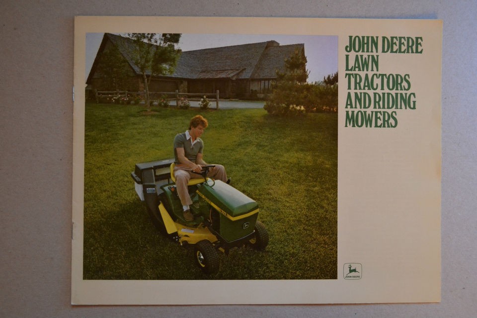 John Deere Brochure   Lawn Tractors & Riding Mowers   111 Cover   65 