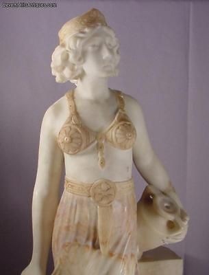 Beautiful Antique Orientalist Alabaster Sculpture