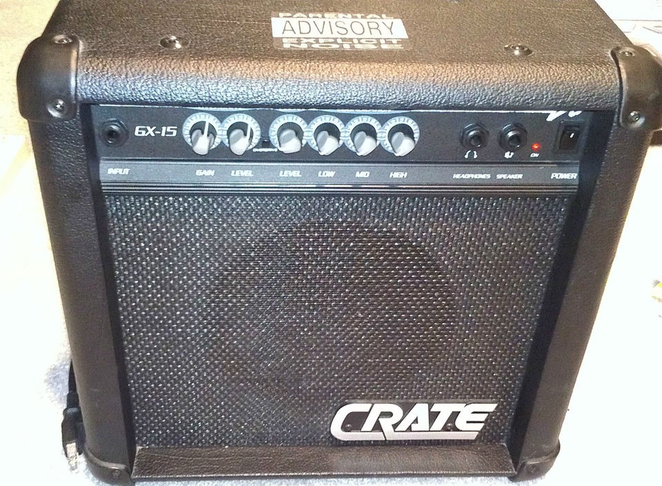 Crate GX 15 Electric Guitar Amplifier Sounds Great