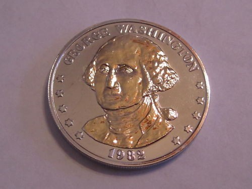 George Washington Double Eagle Token Gold/Silver