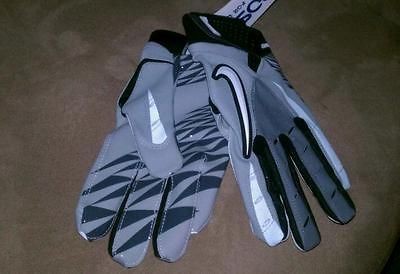 Nike Vapor Jet football receiver gloves GRAY/white/blk SIZE XXXL