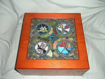 stained glass jewelry boxes in Jewelry & Watches