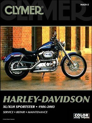 Harley Davidson Sportster XL XLH 883 1200 CLYMER MANUAL