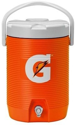   Gallon Cooler w/Dispenser   Original Bright Orange Design Cooler