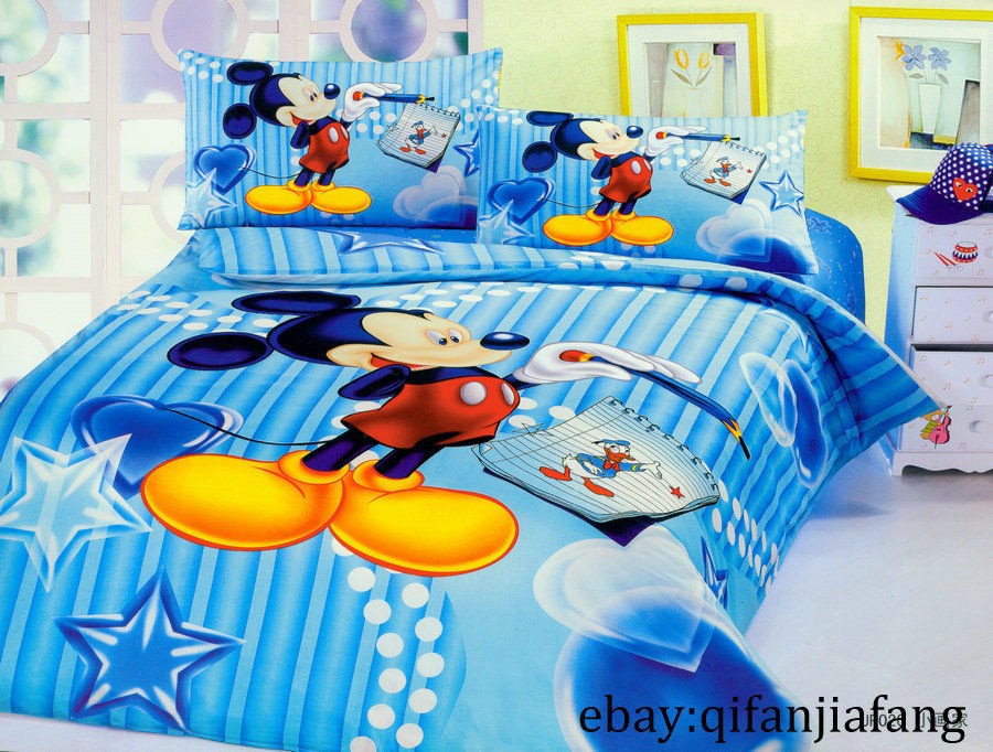   DISNEY MICKEY MOUSE QUEEN 8PC COMFORTER IN A BAG (latest styles
