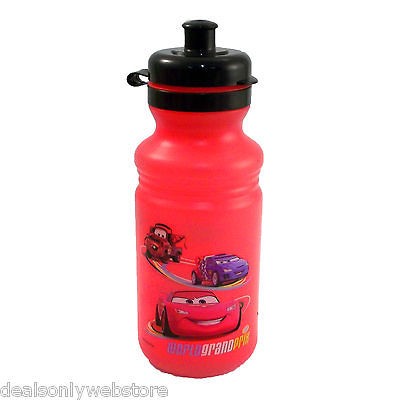 18oz Disney Pixar Cars 2 Kids Active Bike Sports POP TOP Water Bottle