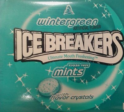 16 Tins Ice Breakers Mint 1.5oz ech SugarFree 2 Choices