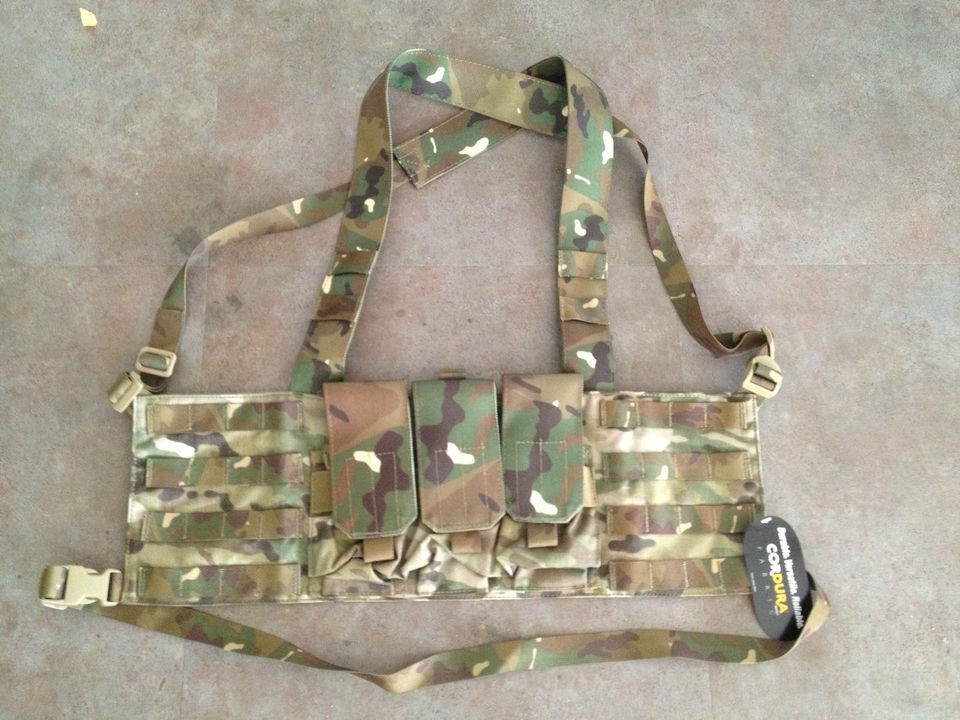 AR Rhodesian Chest Rig with Pouches Multicam Multi cam