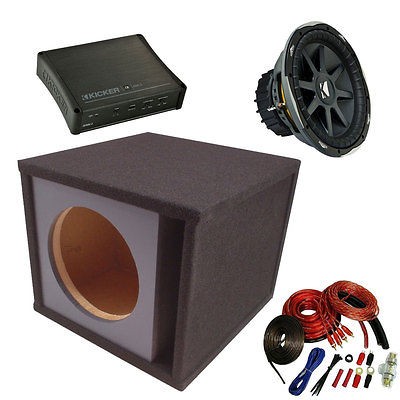 KICKER CAR STEREO VENTED 12 CVX12 SUBWOOFER SUB BOX ENCLOSURE IX500.2 