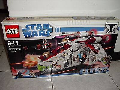 Lego 7676 Star Wars Republic Attack Gunship, SEALED