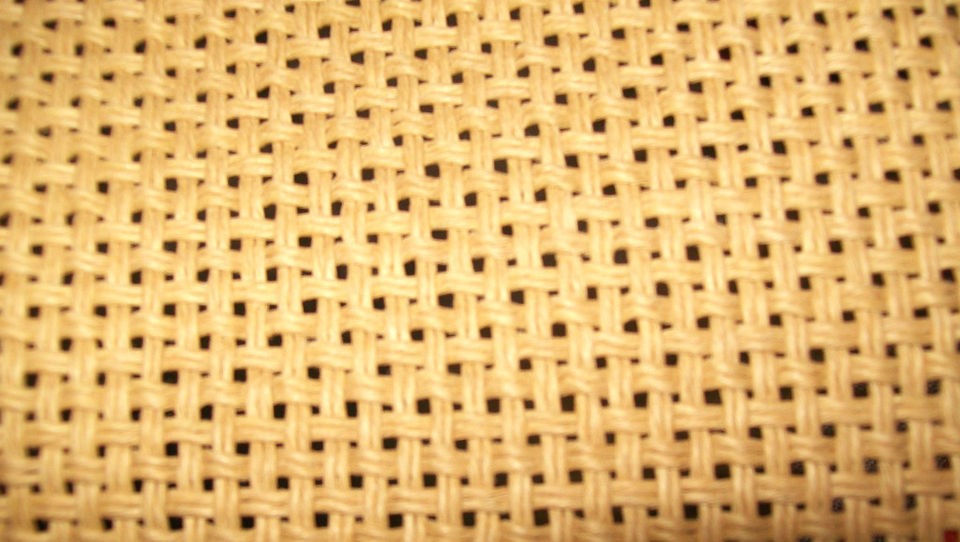 MARSHALL CANE,BROWN BASKET WEAVE,OR BISCUIT GRILL CLOTH.