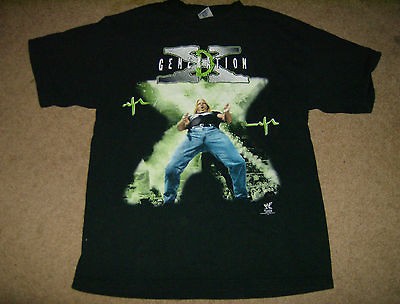 GENERATION DX WWE WRESTLING T SHIRT COLLECTIBLE OUT OF PRODUCTION HTF 