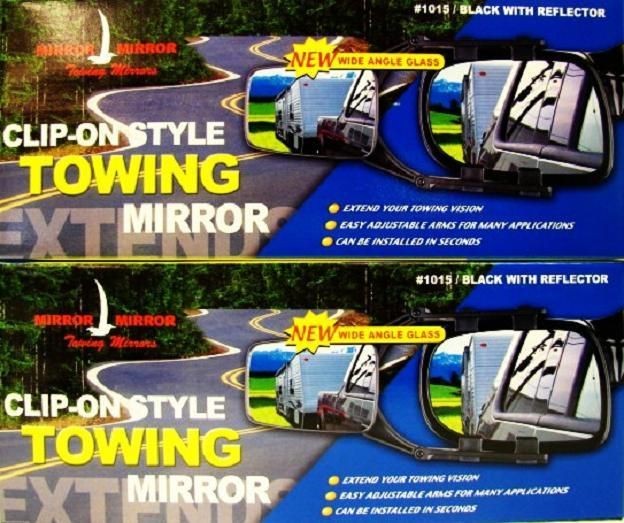   ANGLE CLIP ON EXTENDED VIEW TOWING RV TRUCK SUV VAN CAR MIRRORS***iO1