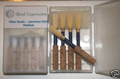 Reed Expression   5 Quality Oboe Reeds US Style(Medium)