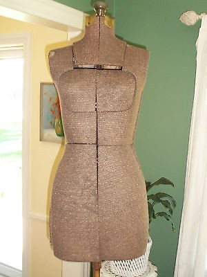 Antique Dress/Mannequin Form Adjustable with Stand Steam Punk Estate 