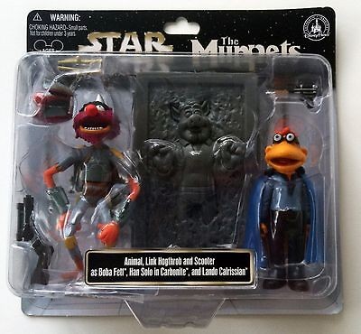 Disney Star Wars Tours THE MUPPETS Action Figures Animal Boba Link 