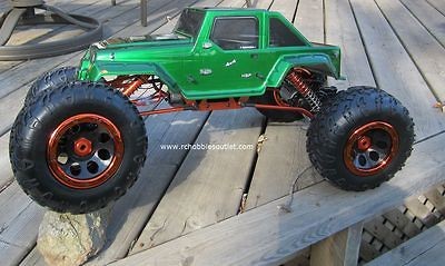 NEW 1/8 SCALE RTR 4X4 2.4G RC ROCK CRAWLER 4WS MONSTER TRUCK