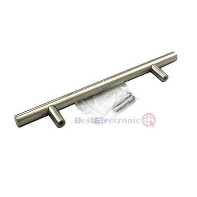 1Pcs Stainless Steel 8 Modern Kitchen Cabinet Bar Pull Handle Silver