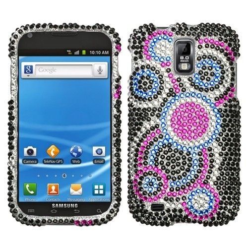 Bubble Crystal BLING Hard Case Phone Cover T Mobile Samsung Galaxy S 