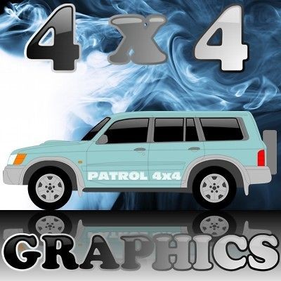 OGNI005 GRAPHICS FOR NISSAN PATROL 4x4 DECALS STICKERS