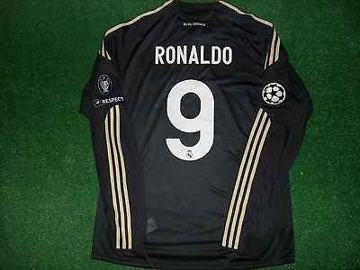 REAL MADRID RONALDO MATCH UN WORN SHIRT CHAMPIONS LEAGUE 09.