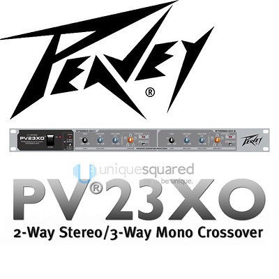 Peavey PV 23XO PV23XO 2 Way Stereo 3 Way Mono Crossover