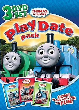 Thomas Friends Play Date Pack DVD, 2011, 3 Disc Set