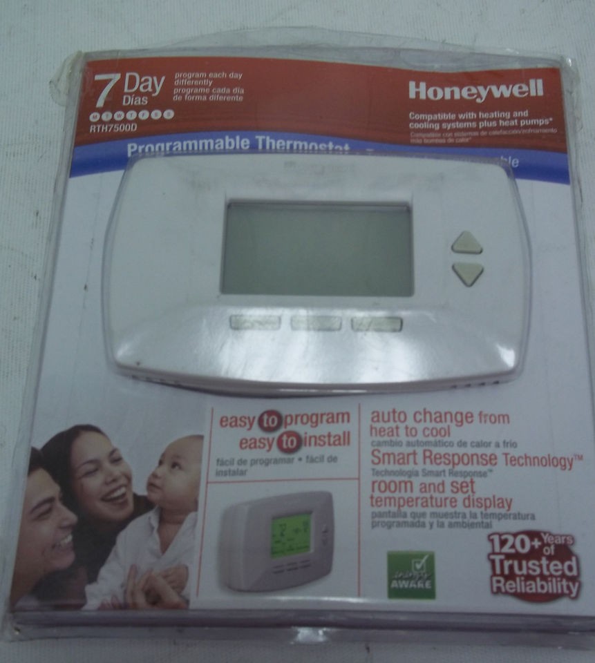 Honeywell RTH7500D Programmable Thermostat 7 DAY
