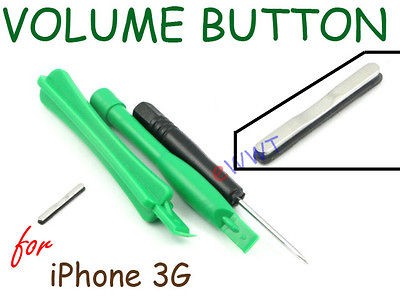 Black Volume Key Switch Button Repair Part Unit+Tool for iPhone 3G 