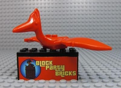   Red Pterodactyl Dinosaur Minifigure Flying Animal Bird Adventures