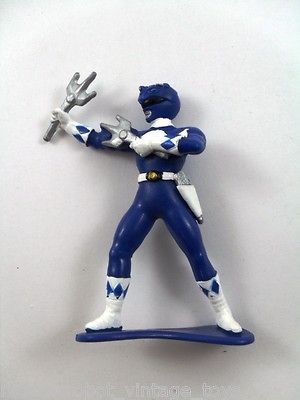 90s Mighty Morphin Power Rangers Blue Ranger PVC Figure MMPR Sentai 
