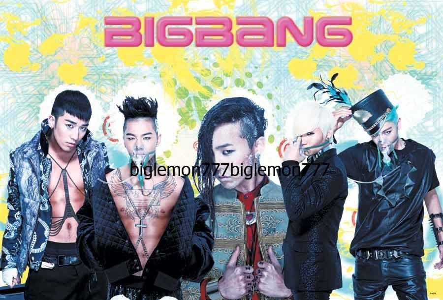 Big Bang BIGBANG G Dragon,Tae Yang,T.O.P,Seung Ri,DaeSung KOREAN BAND 