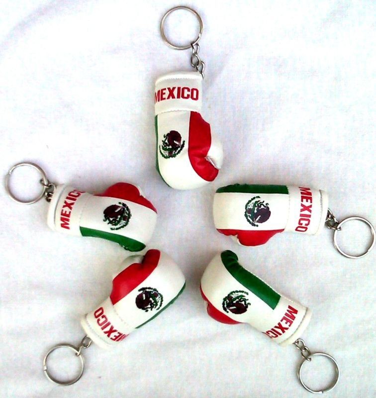 Mexico Flag Mini BOXING Gloves Cleto Reyes Grant Zepol