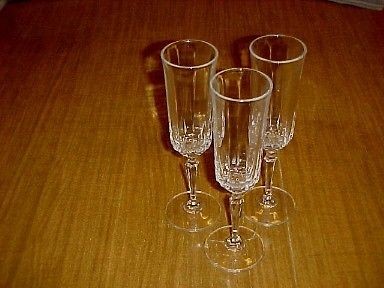 Cris DFlandre Austria Salzburg Gold Champagne Glass Set