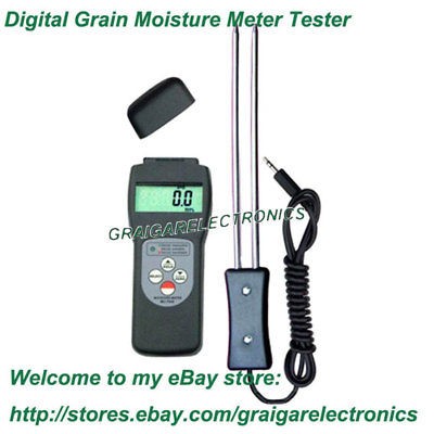 New Digital Grain Moisture Meter Tester Rice Wheat Corn