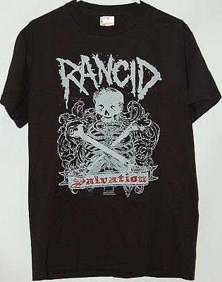 Rancid Salvation black T Shirt tee New with Tags