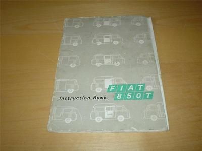 FIAT 850T FAMILIARE 850 T CAMPER VAN Owners Manual Service Instruction 