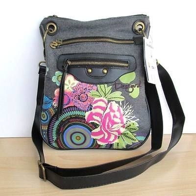 2012 New DESIGUAL Womens Floral Pattern Shoulder Bag Handbag Purse