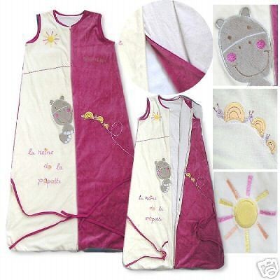 Sleep Sack,Baby Petit Hippo Sleeping Bag,Pink,Autumn Winter,Cotton,3 