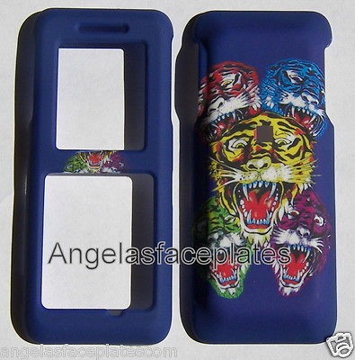 rubberized blue tigers Kyocera Melo Jax s1300 phone Case Cover 